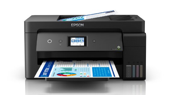 Epson EcoTank L14150 All-in-One Colour Ink Tank Printer, Wi-Fi, A3+, ADF & Auto Duplex, For Business Use, 38ppm Mono and 24ppm Color, Black