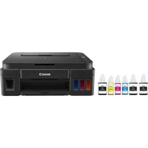 Canon PIXMA G2012 Multi Function USB Colour Mega Ink Tank Printer with 6 Ink Bottle (Pack of 3)