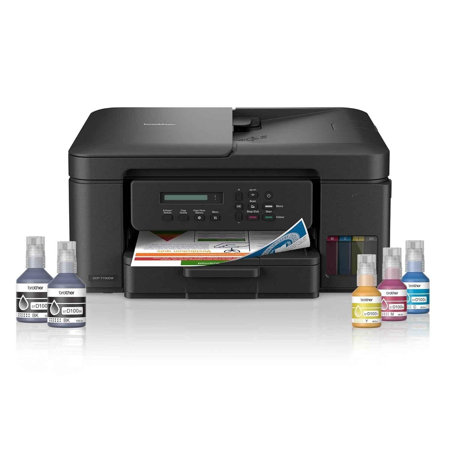 Brother DCP-T730DW Wireless Ink Tank Printer