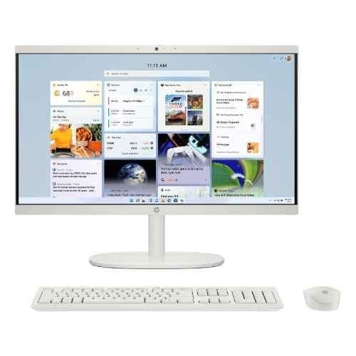 HP All-in-One Intel Core i3 -N300 8GB 512G SSD Windows 11 + MSO 21 UMA Wireless 1Year Cashmere White 22-dg0786in 9T9X1PA