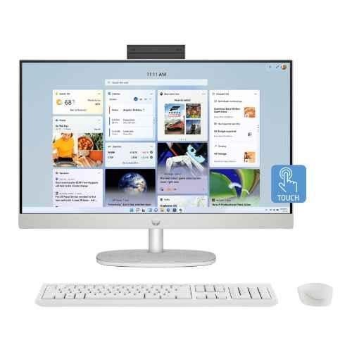 HP All-in-One Intel i5-1355U 16GB 1TB SSD Win11 + MSO 21 UMA Wireles FHD IPS TOUCH 1 Year Shell White 24-cr0410in 957L8PA