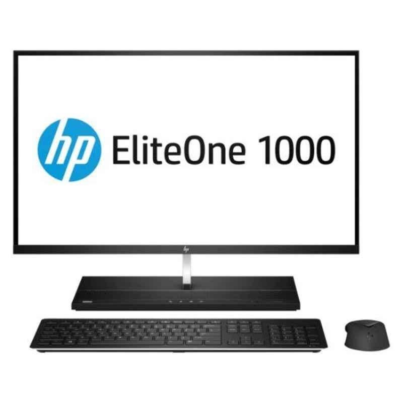 HP EliteOne 1000 G2 61 PA Aio Core i7 8th Gen/16GB DDR4 RAM/2TB HDD/Win 10 Pro/27 inch 4K IPS Non Touch Display PC Desktop, 5LG61PA