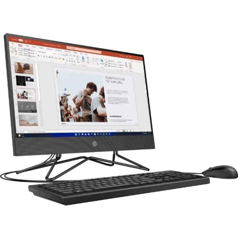 HP 200 Pro G4 12th Generation Intel Core i3-1215U Processor/4GB RAM/1TB HDD & 21.5 inch All in One FHD Desktop PC, 843D2PA