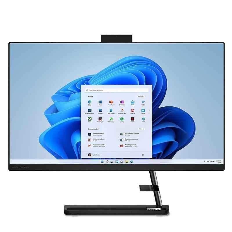 Lenovo IdeaCentre AIO 3 12th Gen Intel Core i5/8GB RAM/512GB SSD/Windows 11 Home & 23.8 inch FHD WVA 3-Side Edgeless All-in-One Desktop with Alexa Built-in, Wireless Keyboard & Mouse, F0GH00MHIN