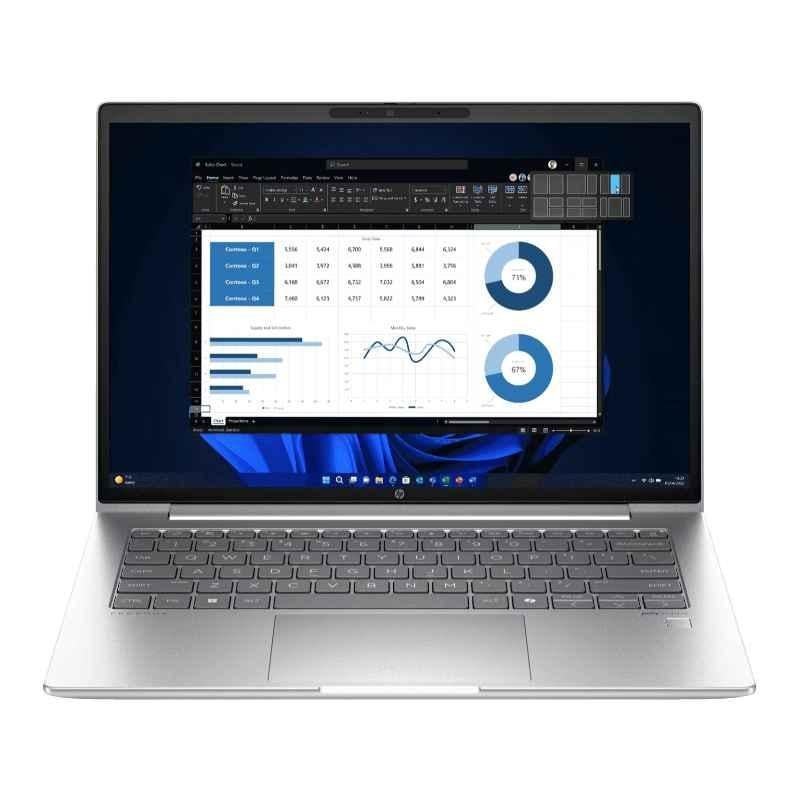 HP ProBook 440 G11 Pike Silver Laptop with Intel Core Ultra 5/16GB/DDR5 5600 RAM/512GB SSD Hard Drive 5MP IR Camera/Window 11 Pro & 14 inch WUXGA Display