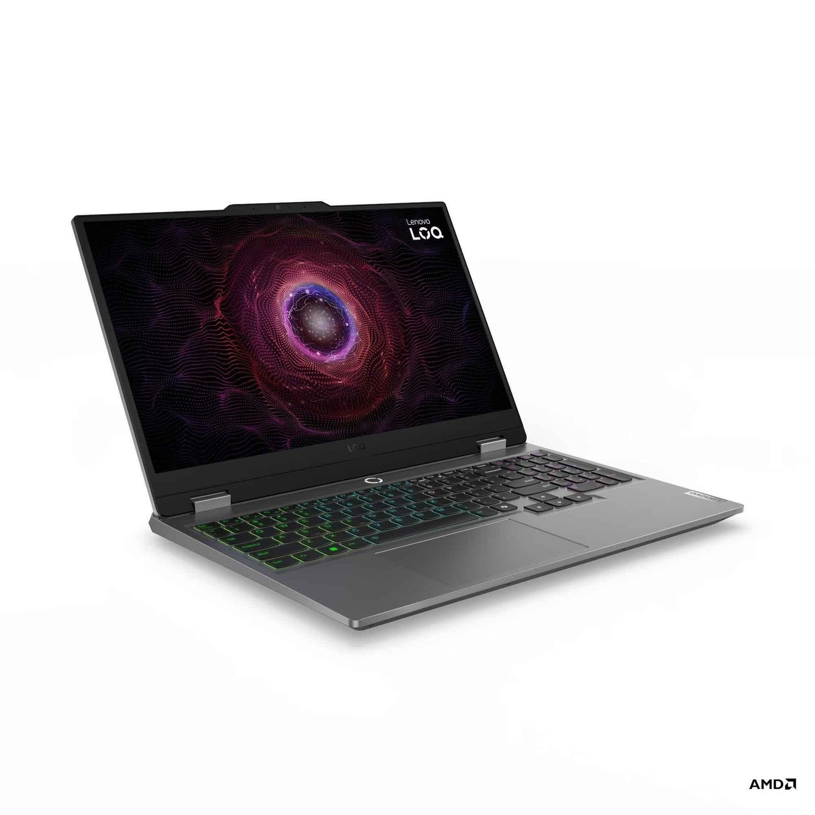 Lenovo LOQ Luna Grey Laptop with AMD Ryzen 5 7235HS/12 GB/512 GB SSD/Window 11 Home/MS Office & 15.6 inch FHD Display, 83JC00EFIN