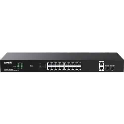 Tenda TEG1120P 16 Port 18GE+2SFP Ethernet Switch with IEEE 802.3af/at, 2 Uplink RJ45 Ports & 2 SFP Ports