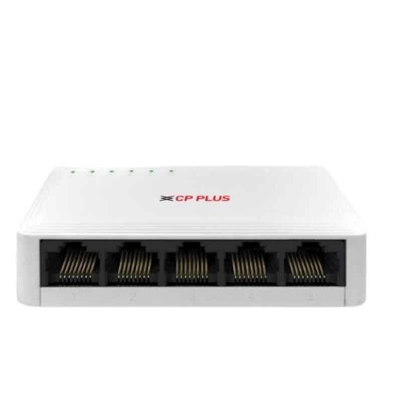 CP Plus 5 Port 2.8W 10/100 Mbps Gigabit Ethernet Switch, CP-ANW-GS105-M