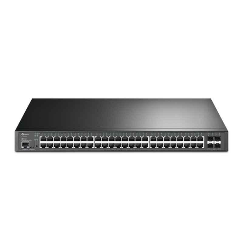 TP-Link JetStream TL-SG3452XP 48 Ports Gigabit & 4 Ports 10GE SFP+ L2+ Managed Switch, PoE+ Output with 500 W Power Budget