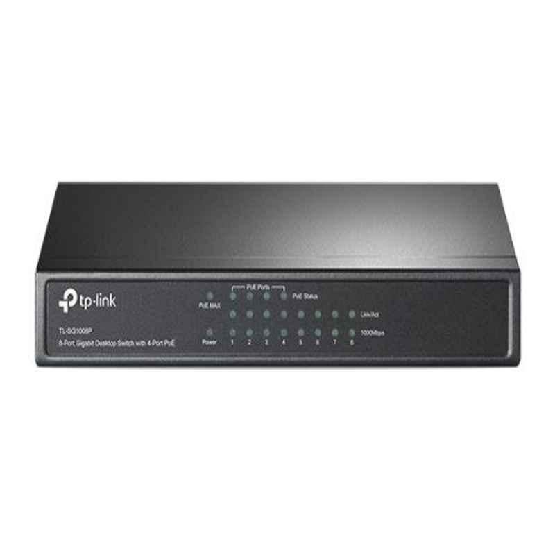 TP-Link 8 Ports Gigabit Desktop Switch with 4 Ports POE, TL-SG1008P