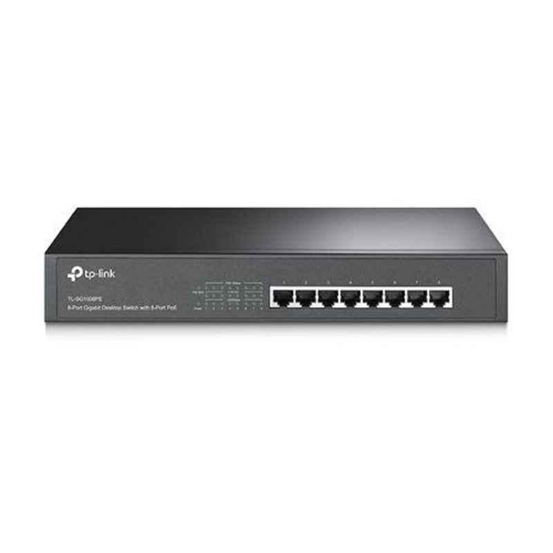 TP-Link 8 Ports Gigabit Desktop & Rackmount Switch with 8 Ports POE Plus, TL-SG1008PE V1