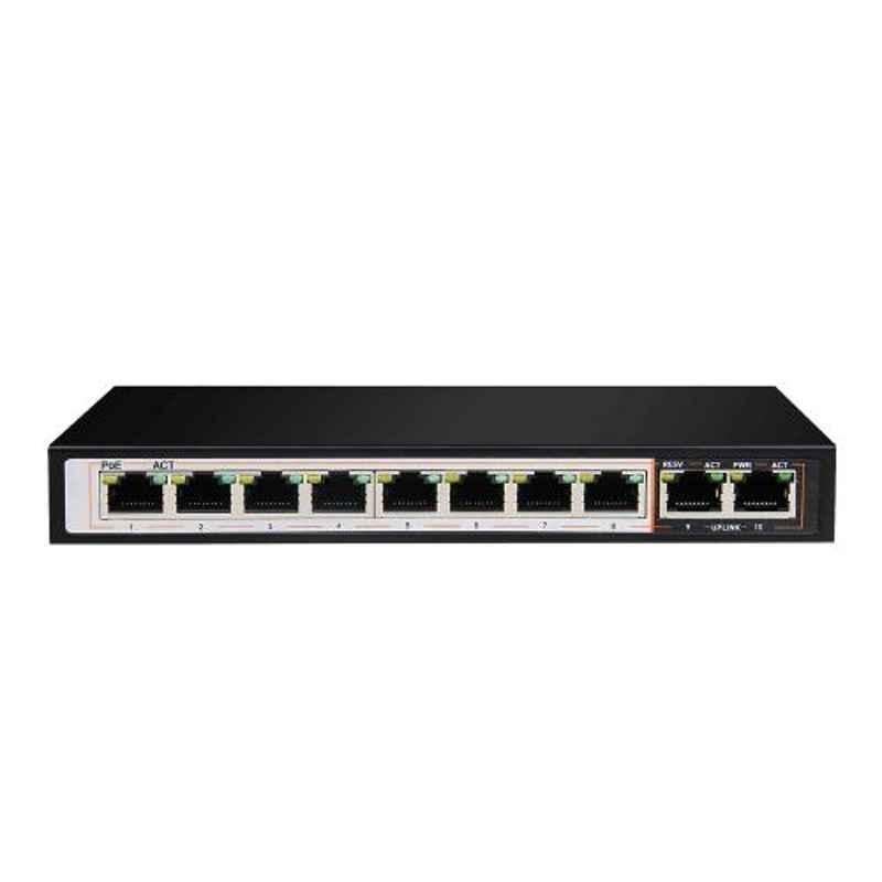 D-Link 8Ge PoE & 2GE Uplink 250m PoE Switch, DGS-F1010P