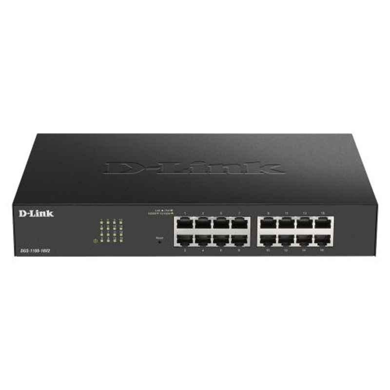 D-Link 16-Ports 10/100/1000Mbps Smart Managed Switch, DGS-1100-16V2