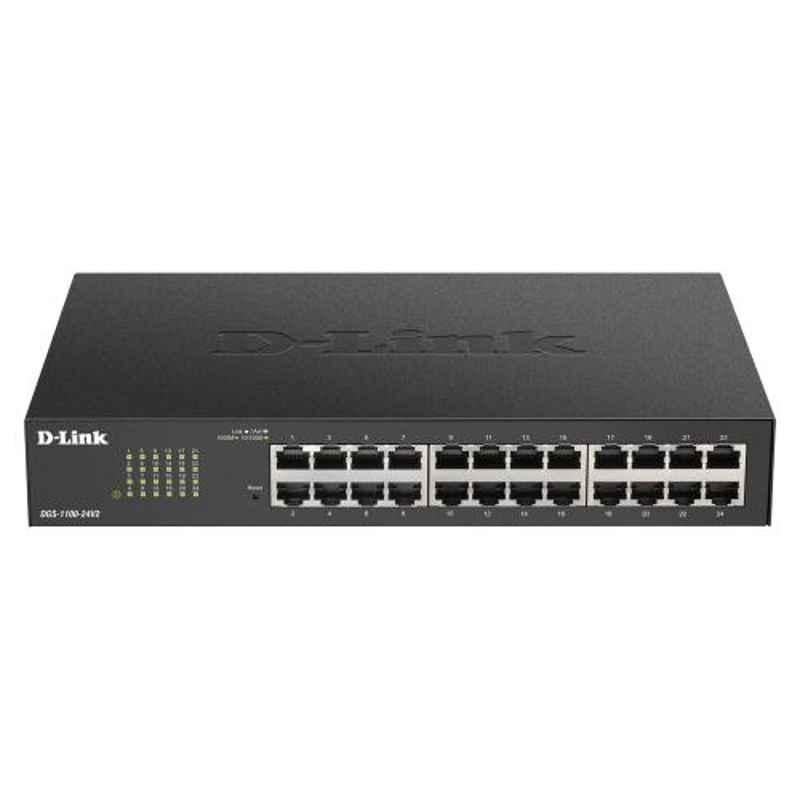 D-Link 24-Ports 10/100/1000Mbps Smart Managed Switch, DGS-1100-24V2