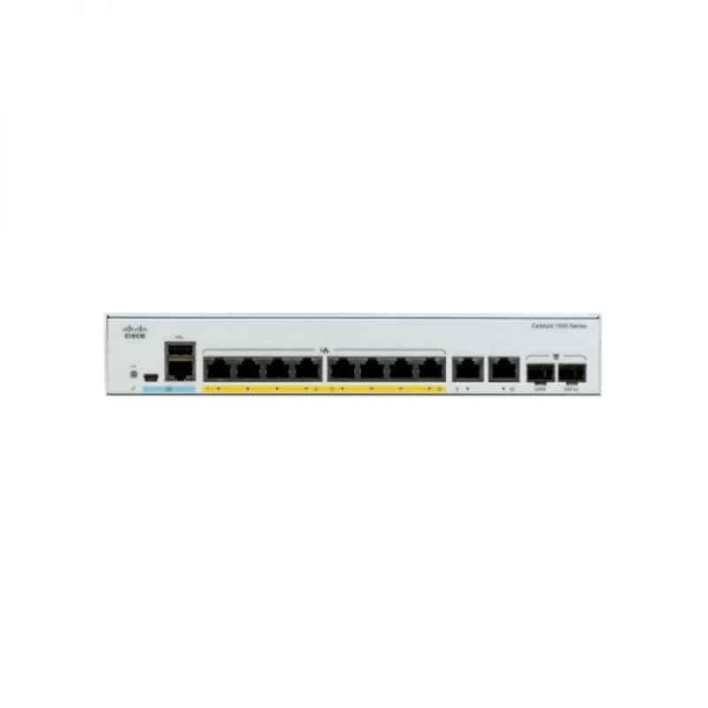 Cisco 1000 Series 8 Port Gigabit Desktop & Rackmount Network Switch, C1000-8P-2G-L