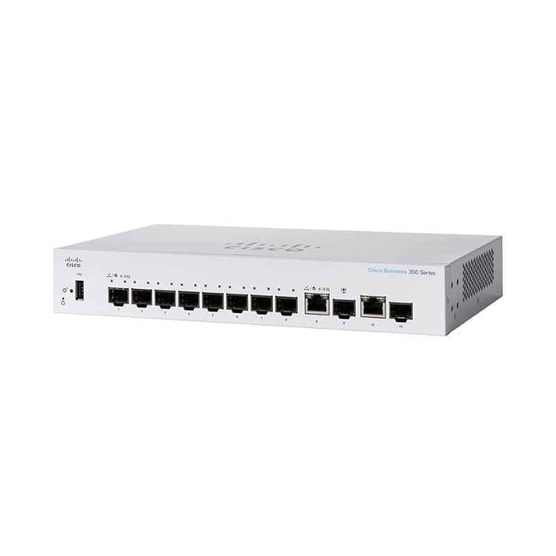 Cisco 350 Series 8-Port 1G SFP Business Managed Switch, CBS350-8S-E-2G-IN