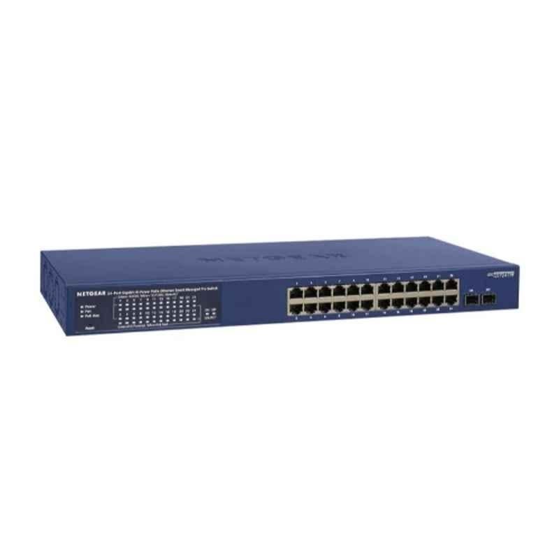 Netgear 24 Ports Gigabit PoE+ Smart Switch with 2 SFP Ports, GS724TPP