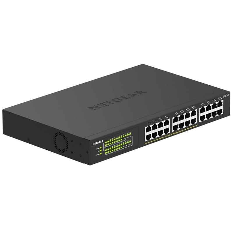 Netgear GS324P 24 Ports 190W 48 Gbps Gigabit Ethernet PoE Unmanaged Switch