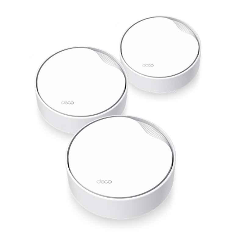 TP-Link DECO X50-PoE 3 Pcs 2402Mbps Whole Home Mesh Wi-Fi 6 System Set with PoE, AX3000